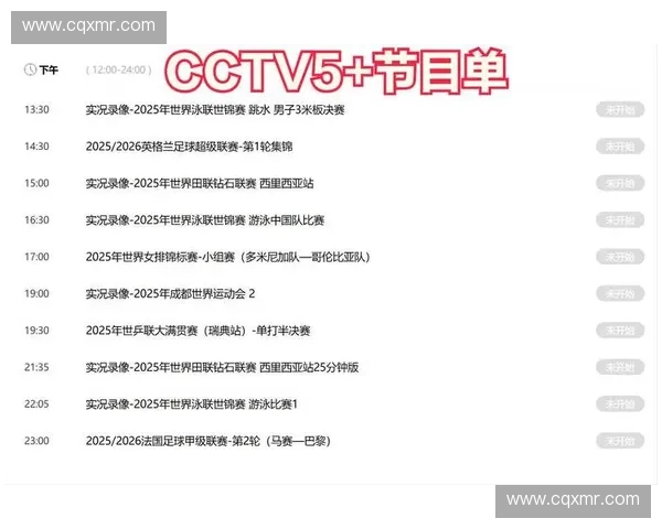 最新足球赛事直播全程安排 精彩赛程一网打尽 不容错过的比赛时刻